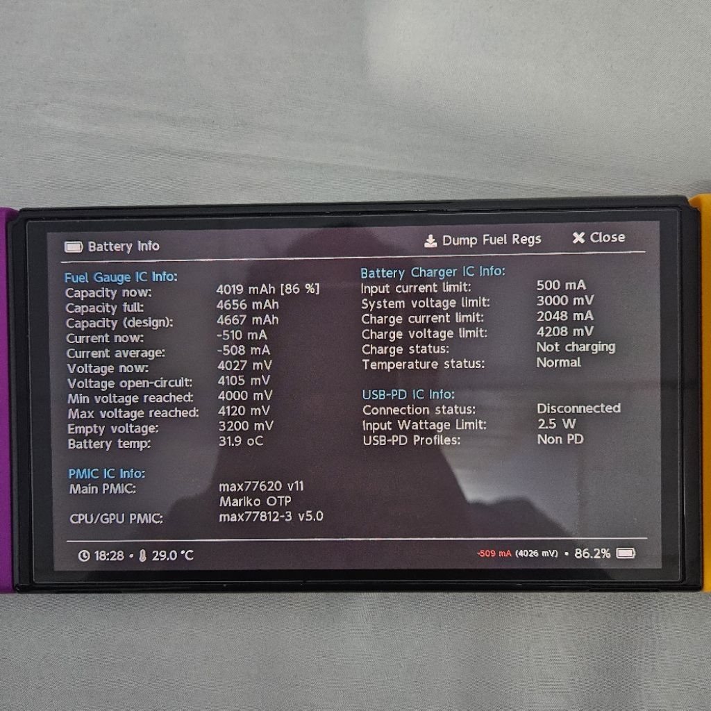 Nintendo Switch Oled CFW Tablet Only 128GB