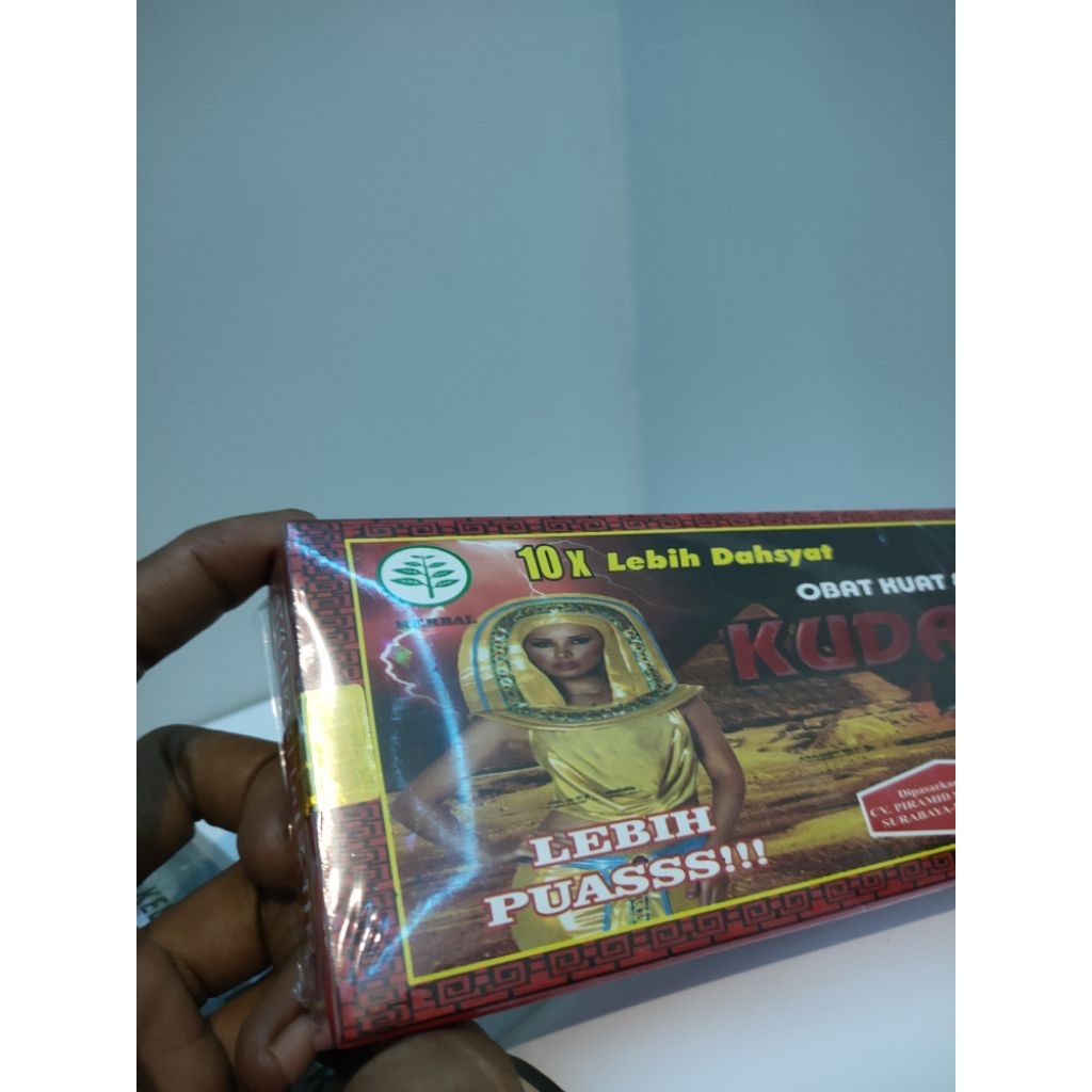 kuda mesir kemasan kapsul isi 10