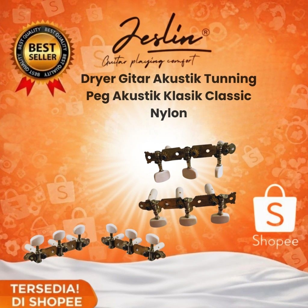 Dryer Gitar Akustik Puteran Tuning Peg Akustik Klasik Classic Nylon