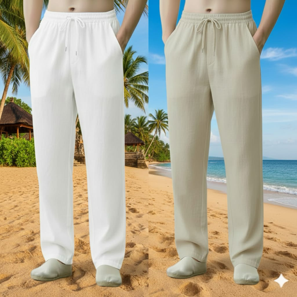 celana linen terbaru/celana linen premium/celana panjang linen pria wanita