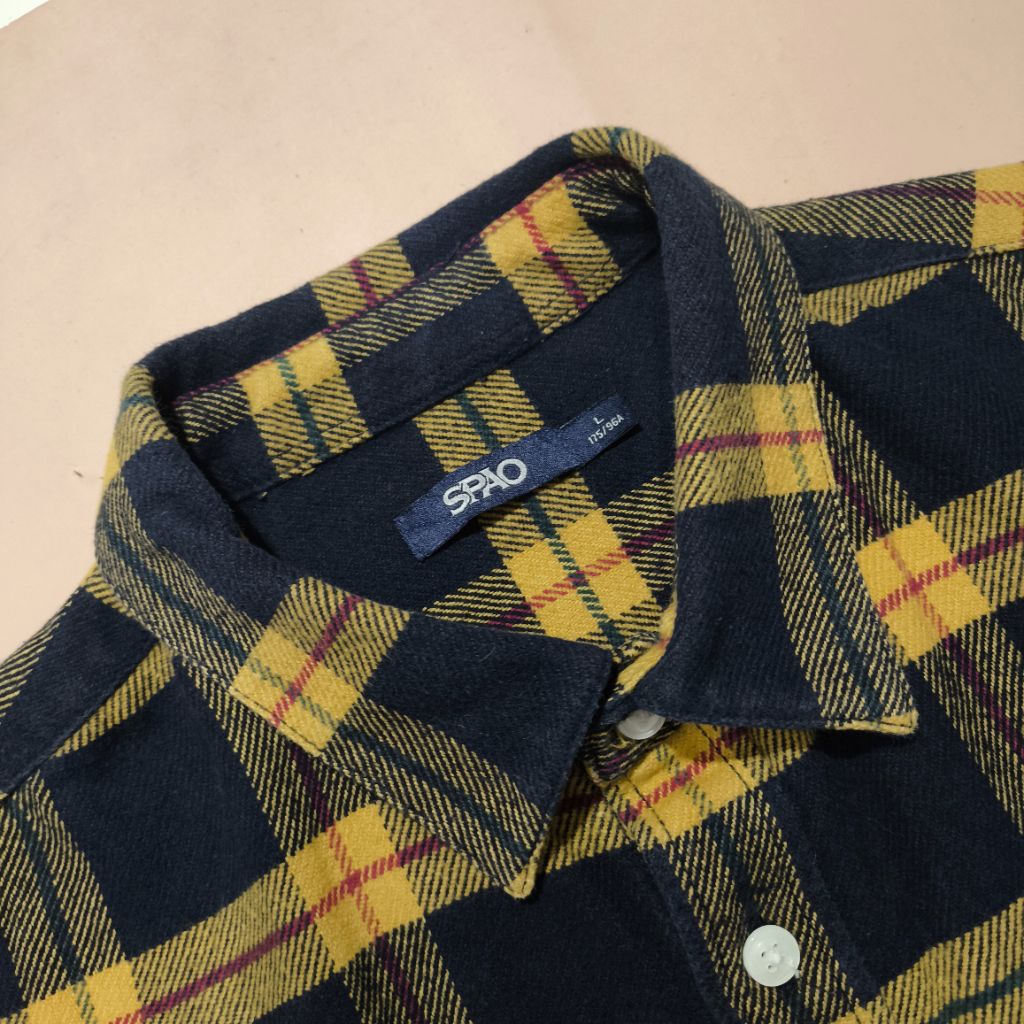 kemeja flanel/flannel brand SPAO