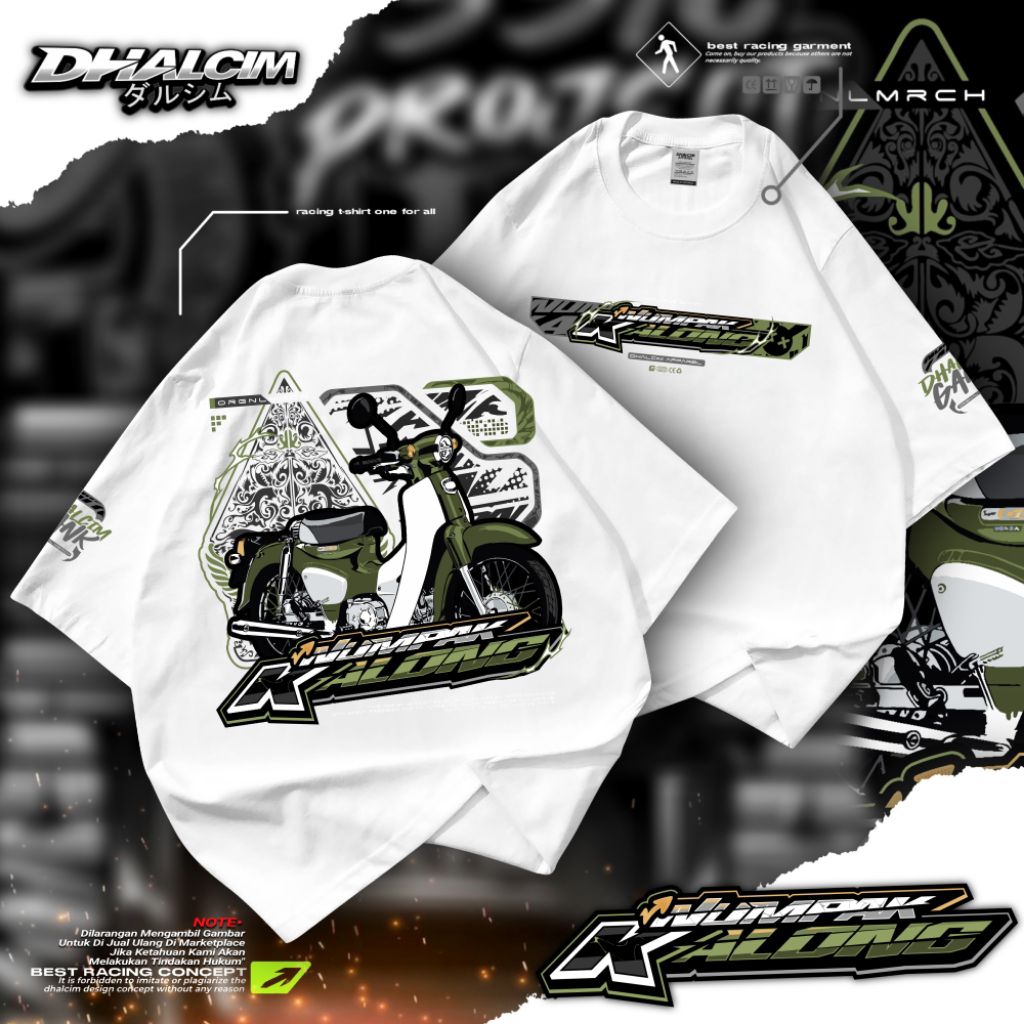 KAOS DISTRO NUMPAK KALONG FUL COTTON 24S, KAOS NUMPAK KALONG, KAOS MOTOR KALONG RACING, KAOS C70 KAL