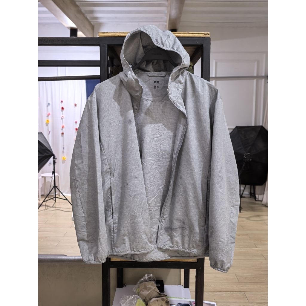 jaket uniqlo uv protection