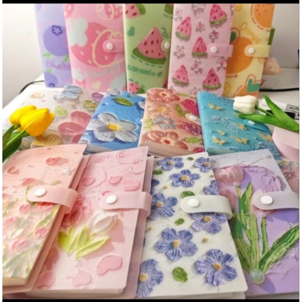 Dompet Tabungan/Album Tabungan/Album Foto Bahan Polaroid Anti Air isi 120Slot