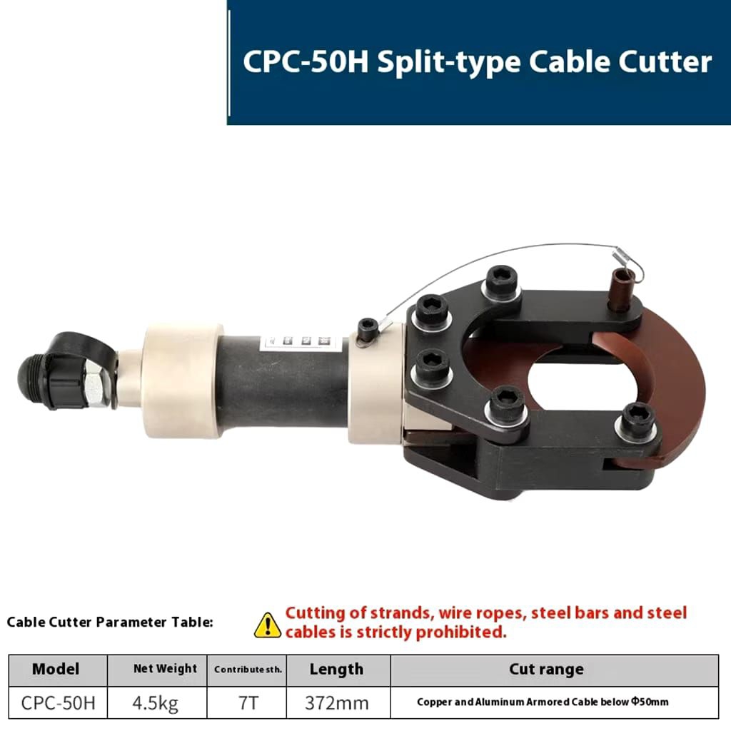 50mm Hydraulic Cable Cutter Head CPC-50H BARTON Kepala Tang Pemotong Gunting Kabel Hidrolik Alat Pot