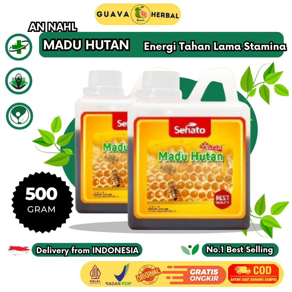 Madu An-Nahl 500gr Energi Tahan Lama Stamina