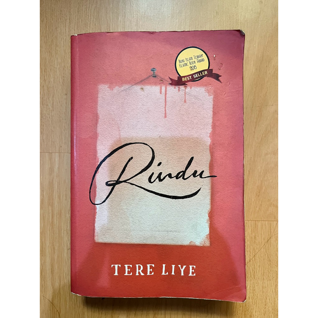 Buku novel bekas Tere Liye Rindu