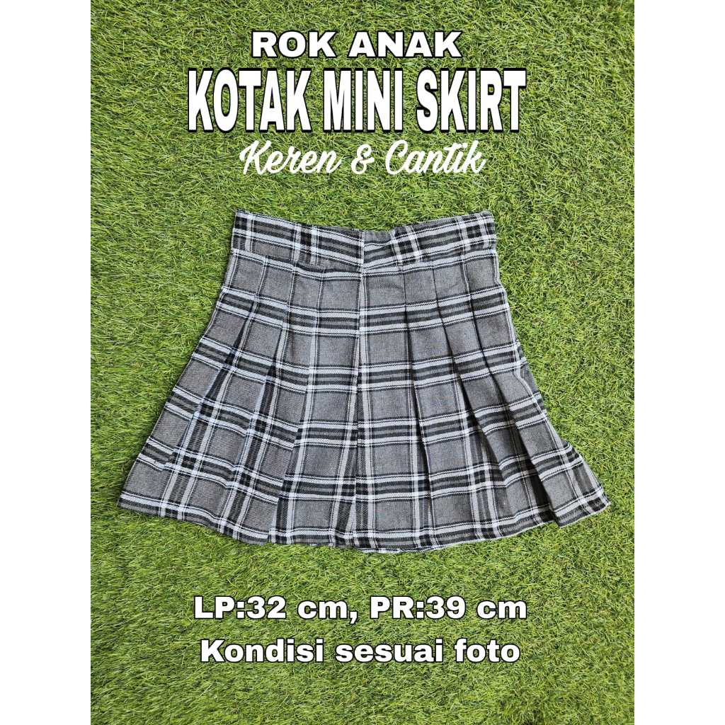 (SALE) PRELOVED ROK MINI LIPIT KOTAK KEREN BAGUS LUCU