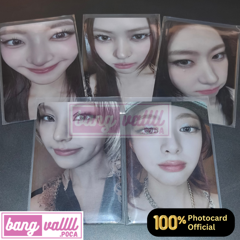PHOTOCARD PC ITZY TUNNEL VISION YEJI LIA RYUJIN CHAERYEONG YUNA OFFICIAL