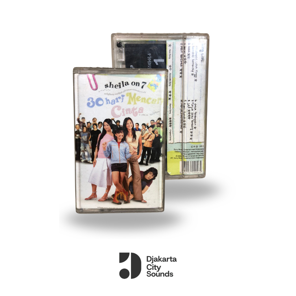 Kaset Pita Sheila On 7 - Ost 30 Hari Mencari Cinta