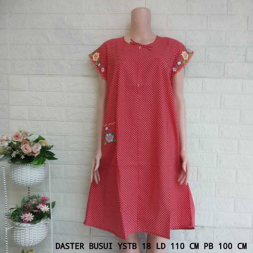 Daster Katun Bordir YUNYUN Setengah Lengan (YSTB)
