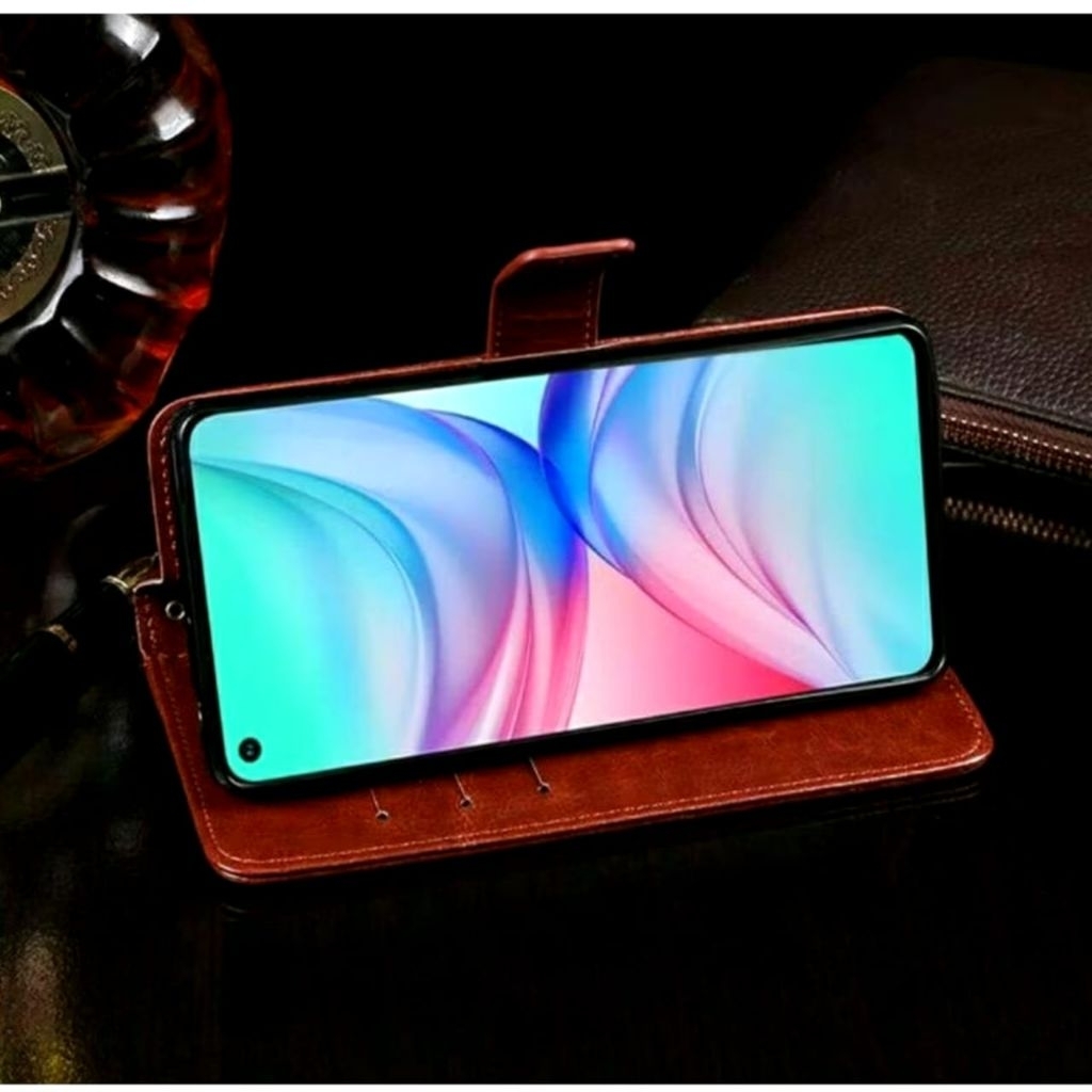 CASE SAMSUNG A 52 LEATHER CASE SARUNG HP DOMPET KULIT FLIP COVER CASE BUKA TUTUP KESING DOMPET