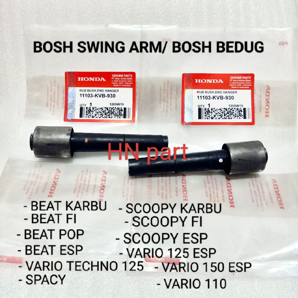 BOSH BEDUG BOSH ARM DEPAN BOSH SWING ARM HONDA BEAT KARBU VARIO 110 SPACY VARIO TECHNO 125 SCOOPY KA