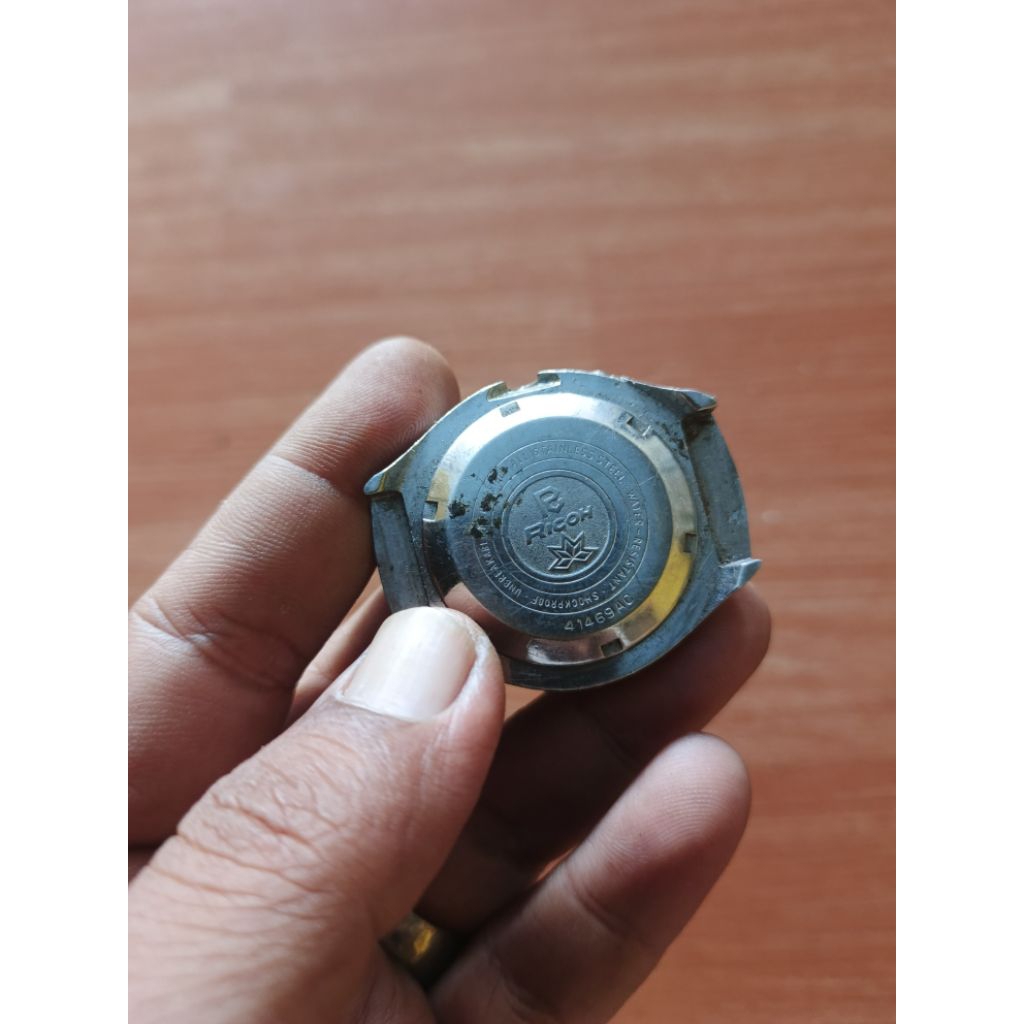 casing jam tangan jadul merk ricoh cocok untuk kanibalan