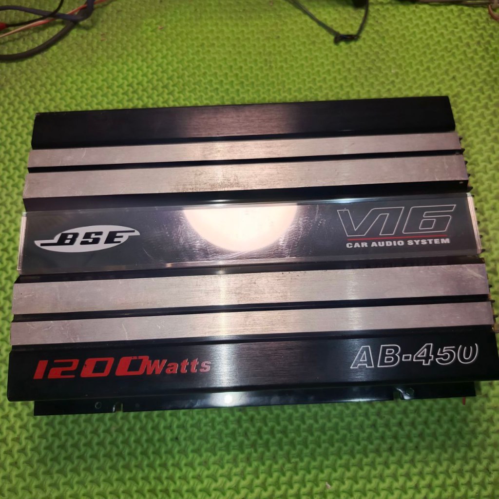 Car Power Amplifier BSE AB-450 | Power Amplifier Mobil 4 Channel Murah | Kondisi Bekas Normal