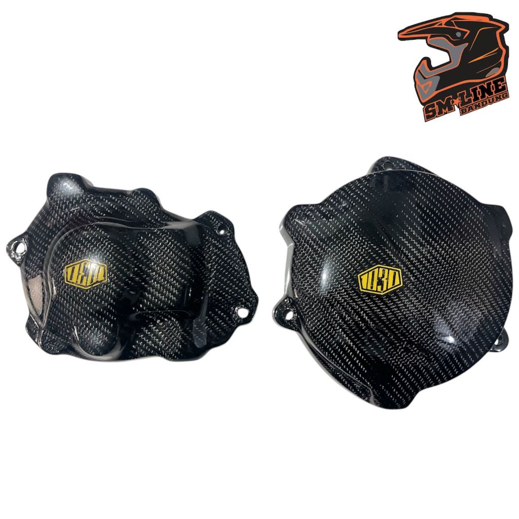 Cover blok mesin Carbon yz250fx yz250f 2020 - 2024 4tak