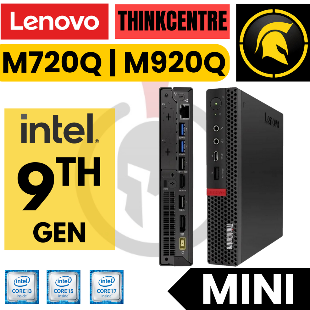 PC Lenovo Thinkcentre M920Q Mini Intel Core i3 / i5 / i7 8th - 9th Gen Micro PC M720q Tiny Second