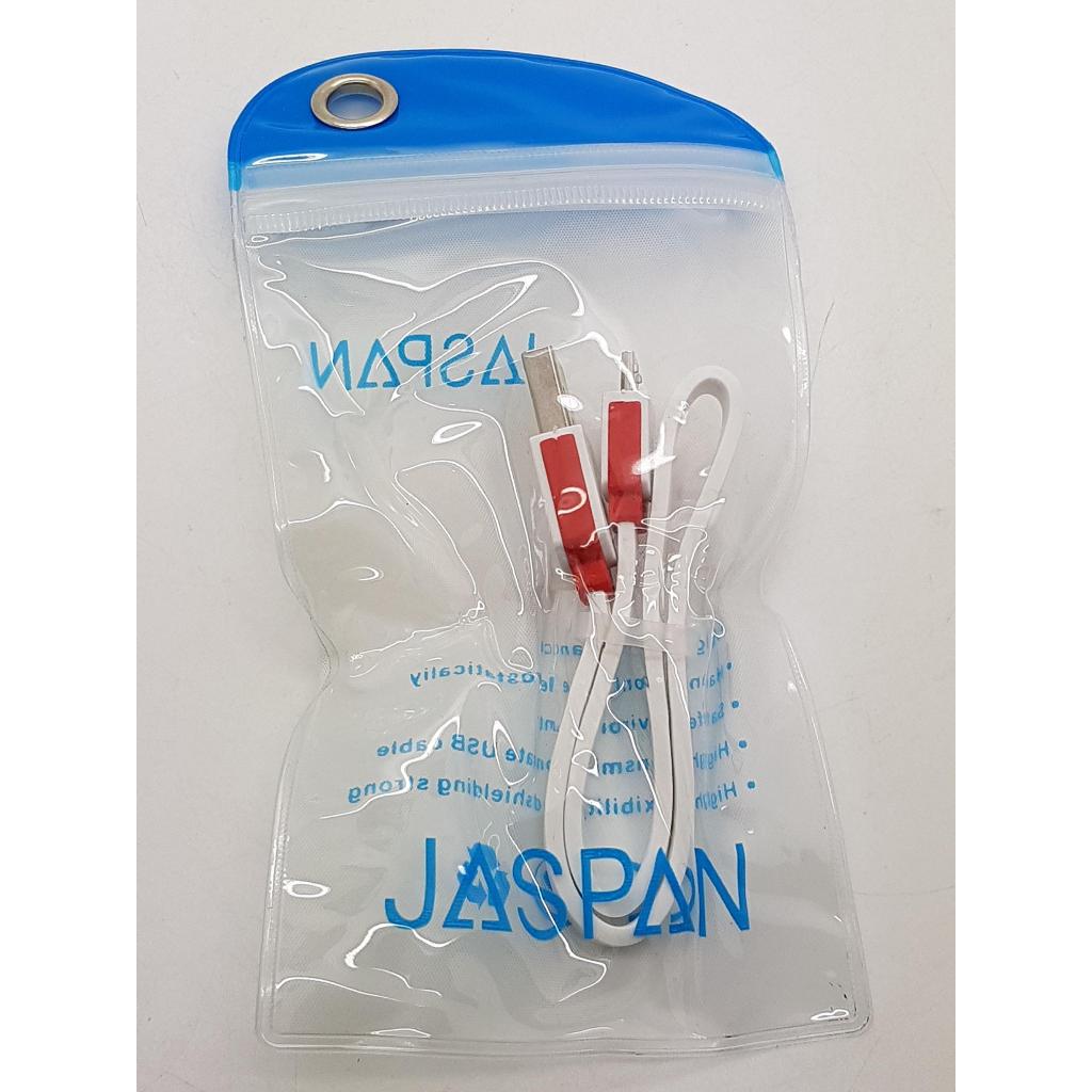 kabel micro usb JASPAN 30 cm for power bank ( FAST CHARGING ) Panjang