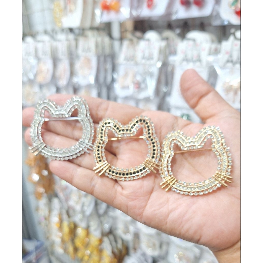 Bros kucing // Bros karakter // Bros hijab motif kepala HK
