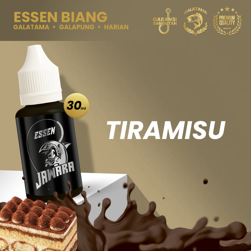 Essen Biang Tiramisu Merek Jawara