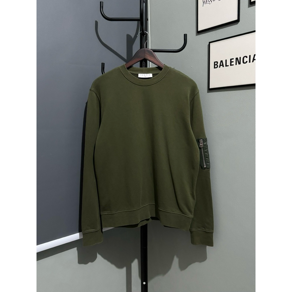 SANDRO paris side pocket SWEATSHIRT ORIGINAL
