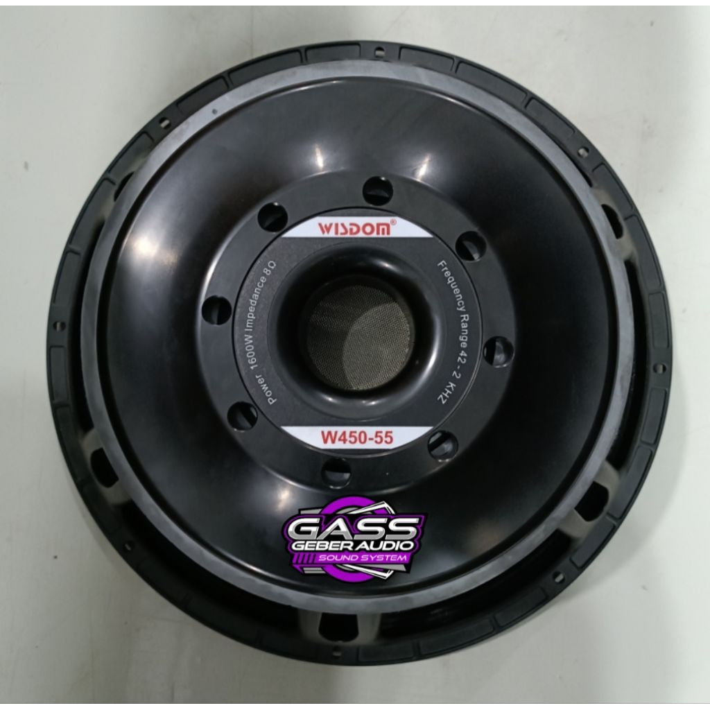 speaker 18 inch wisdom w450-55 carbon speaker Wisdom w45055
