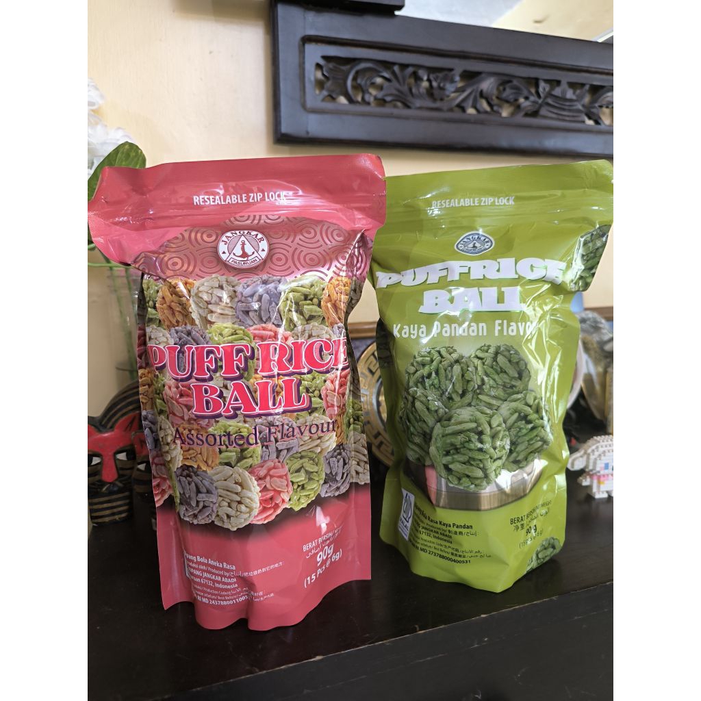 Bipang Puff Rice Ball (Bola) Isi 15 pcs