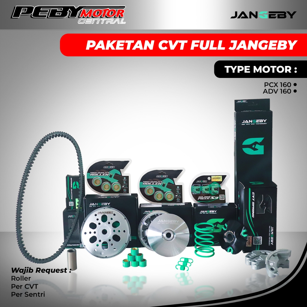 Paket Kirian Upgrade CVT Full JANGEBY Pcx 160 Adv 160 Akselerasi dan TopSpeed