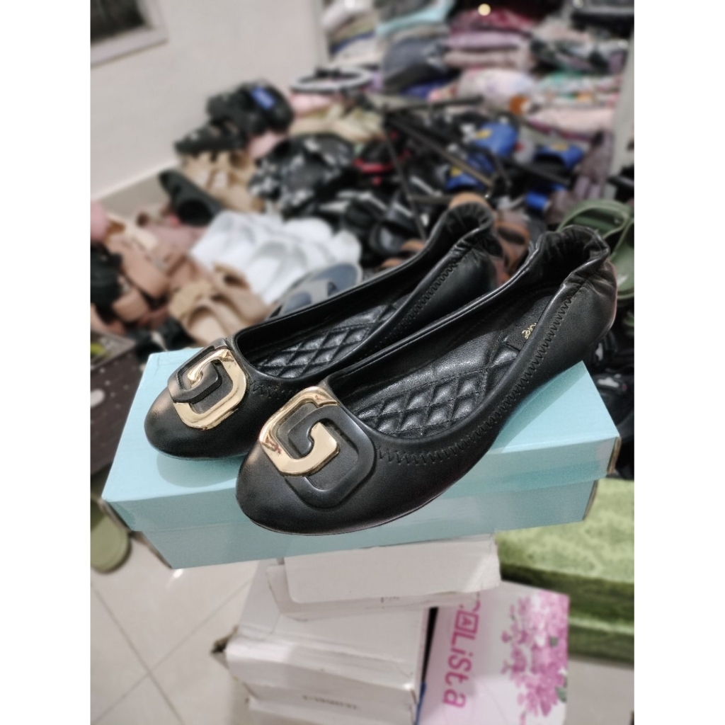 Sepatu Kerja Wanita Import Flat Shoes Murah