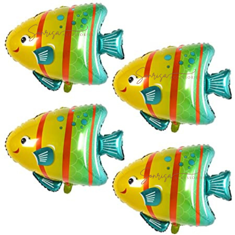 SONRISA - BALON KARAKTER IKAN GELEMBUNG / BALON BUBBLE FISH / BALON IKAN GELEMBUNG / SEAWORLD
