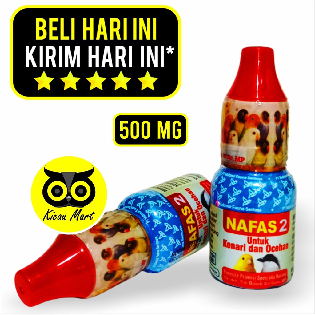 KICAU MART OBAT BURUNG KENARI LOVEBIRD MURAI NAFAS 2 DR. EDI BOEDHI ATASI SAKIT PERNAFASAN KRONIS SE