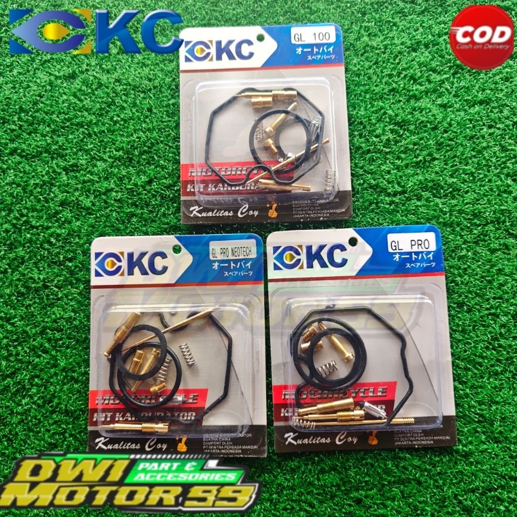 SPUYER SET PARKIT REPARKIT KARBU KARBURATOR MERK KC GL 100 GL PRO GL PRO MAX NEOTECH ASLI ORI KC