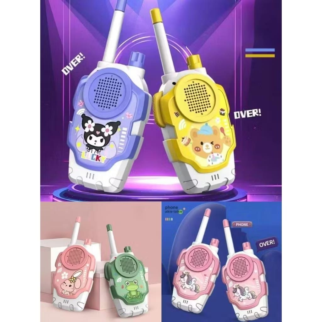 {IP} Mainan Anak Edukasi Handy Talky Mainan Edukasi Walkie Talkie Jarak Jauh / Walkie Talkie Nirkabe