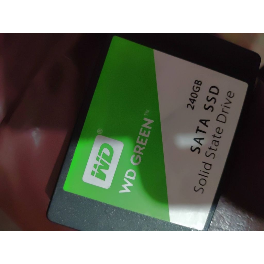 ssd sata wd green 240gn rusak