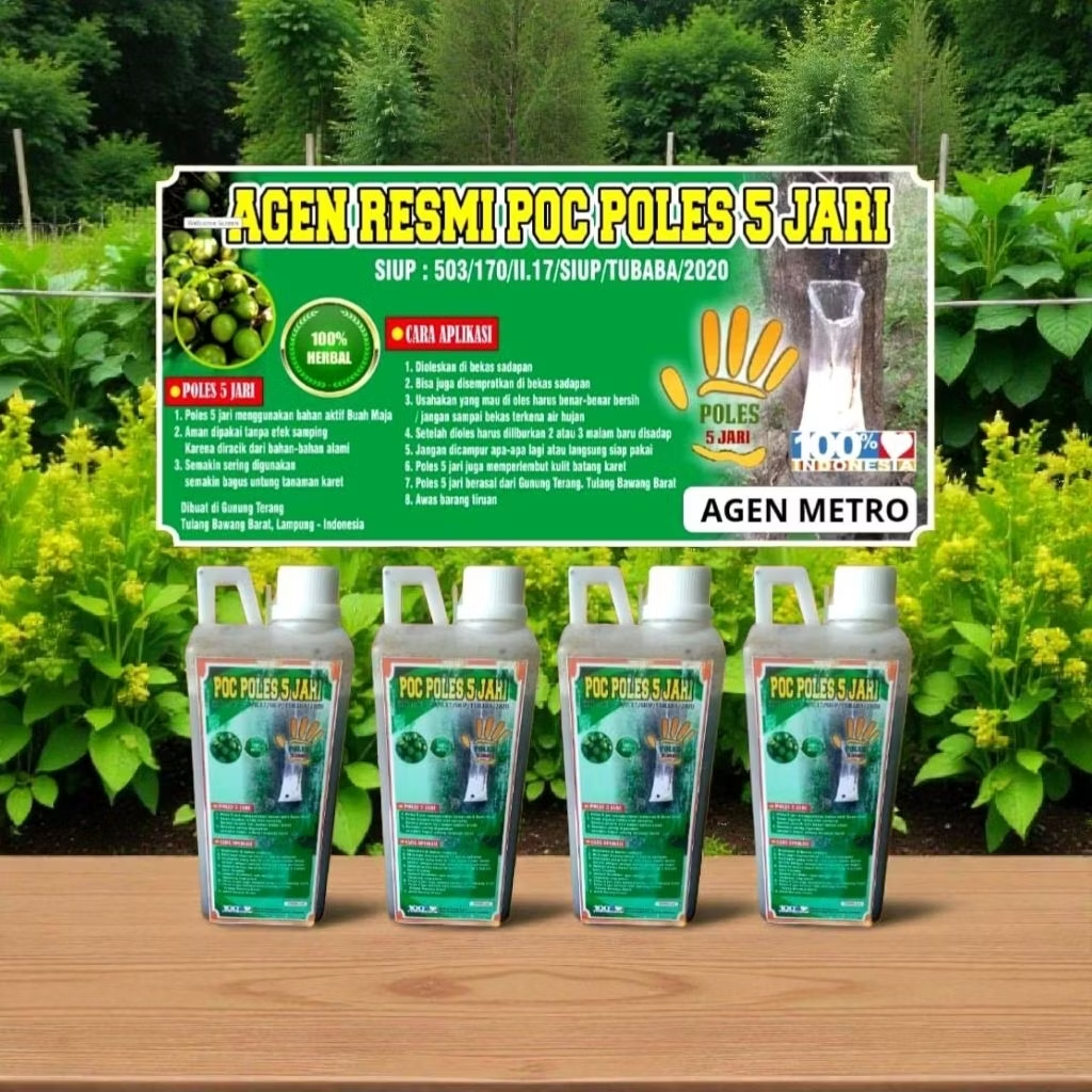 POC Poles 5 Jari Vitamin Karet Herbal 1000ml