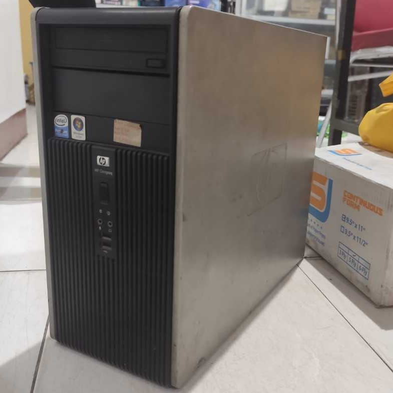 PC Built Up HP Compaq Core 2 Quad Q8400 | RAM 4GB DDR2 | HDD 240GB | Siap Pakai Windows 10