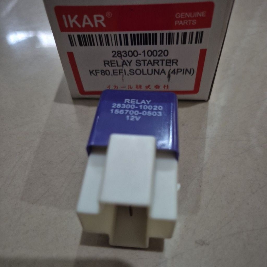 RELAY STARTER/RELAY GLOW PLUG/RELAY DINAMO STARTER TOYOTA KIJANG 7K/EFI/CAPSUL/SOLUNA/STARLET/GREAT 
