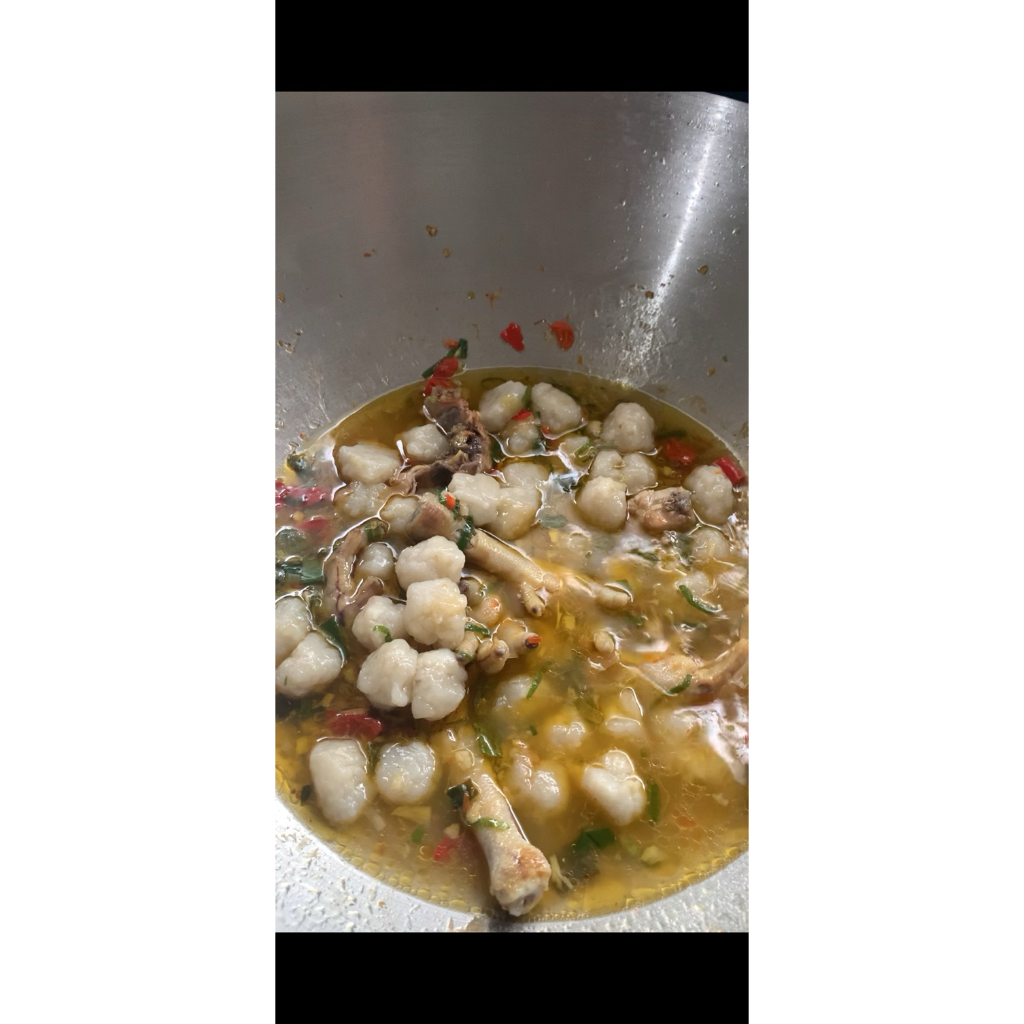 Cigo ( Cilok Goang )bumbu ulek-pedasgurih