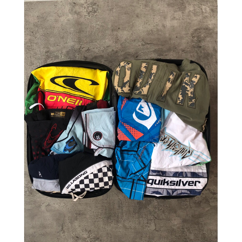 Boardshort Surf Vintage celana pantai 90s