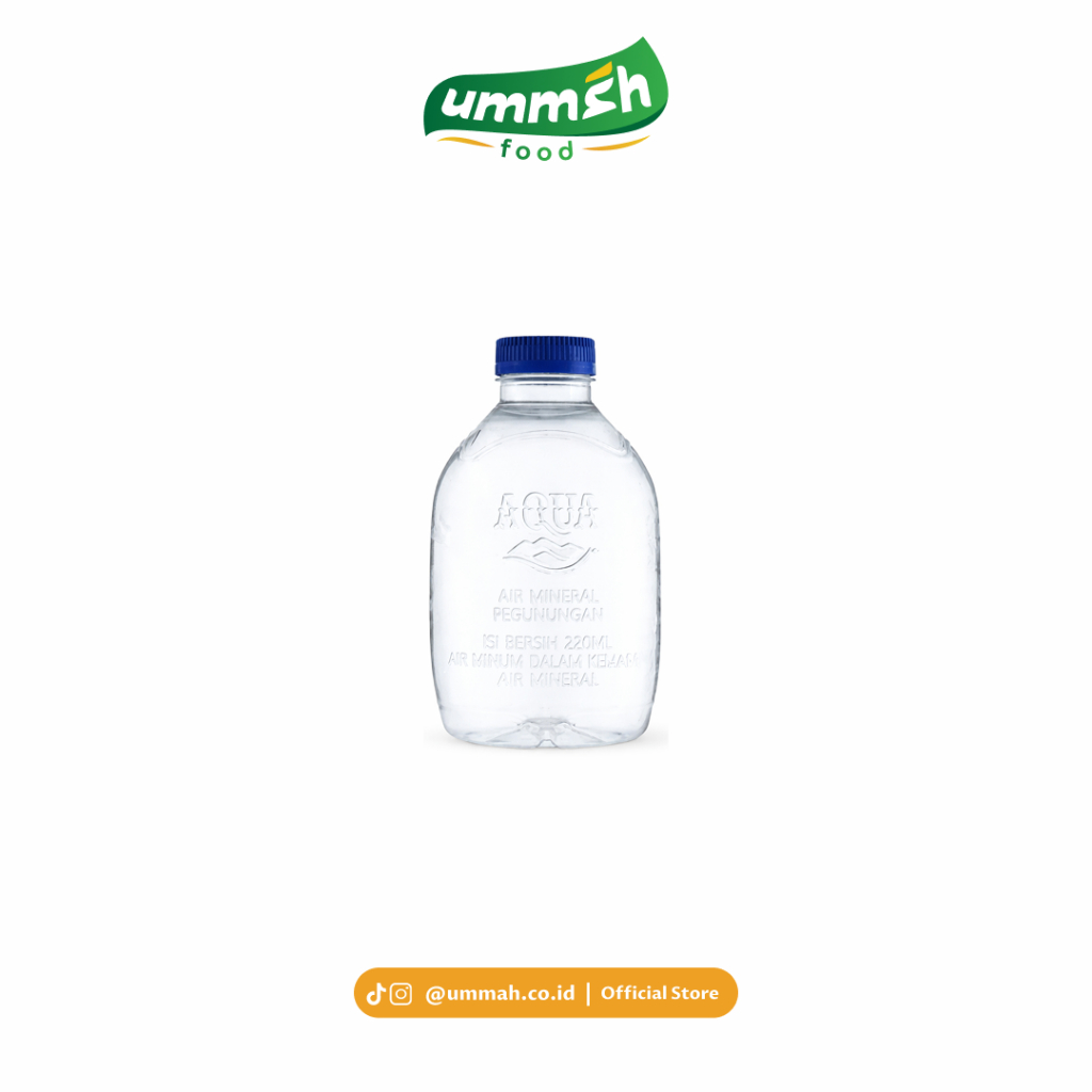 Aqua Cube Botol 220ml Air Mineral