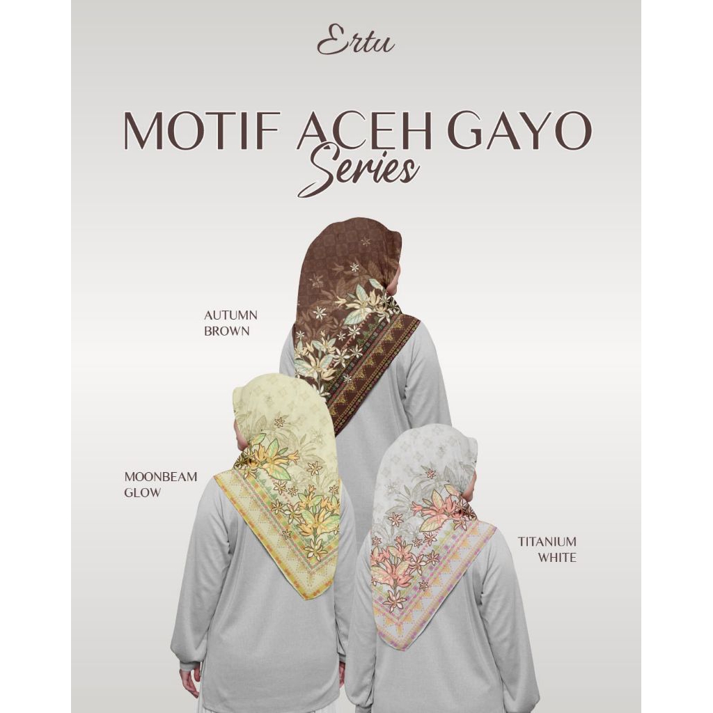 ERTU Aceh Gayo Scarves Series
