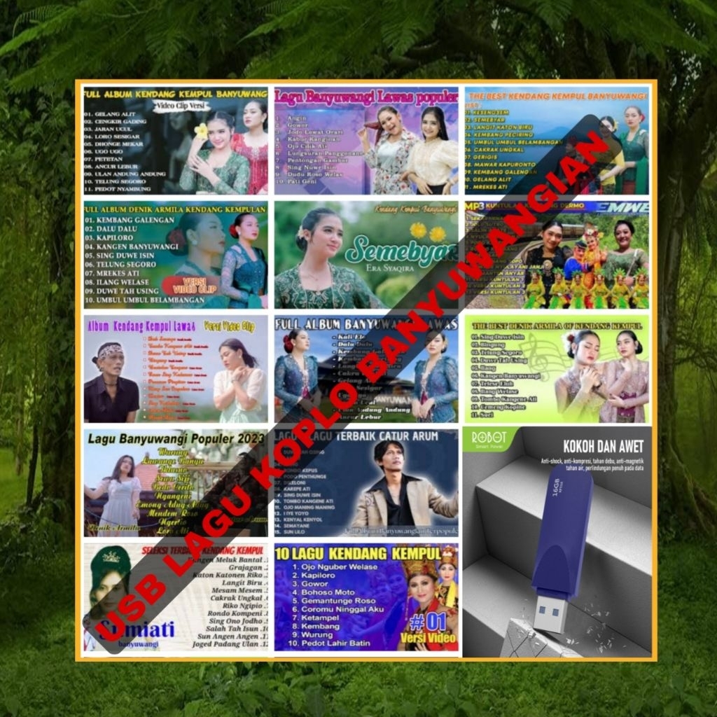 USB MOBIL MP3 LAGU KOPLO BANYUWANGIAN - USB MOBIL MP3 LAGU DANGDUT KOPLO TERBARU - USB MP3 LAGU DANG