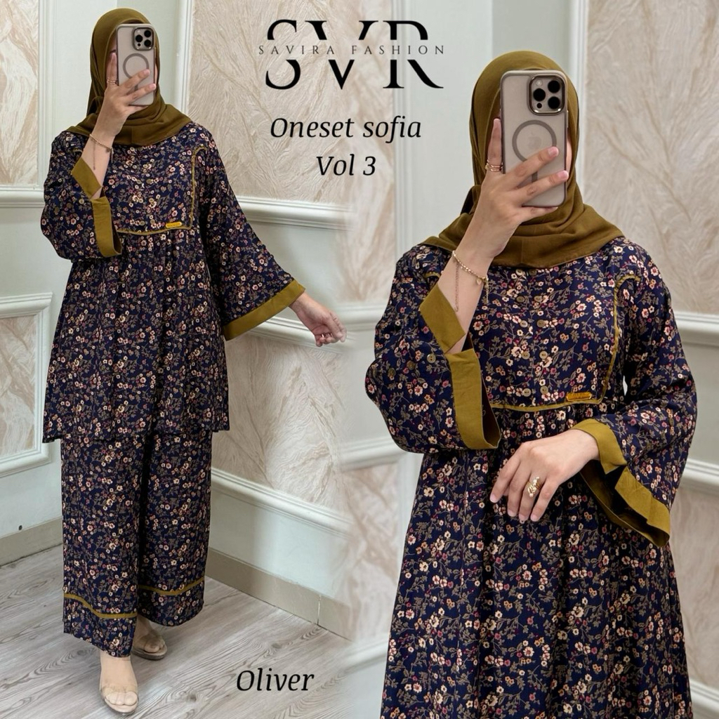 Setelan SVR One Set SOFIA & Daster SOFIA Original