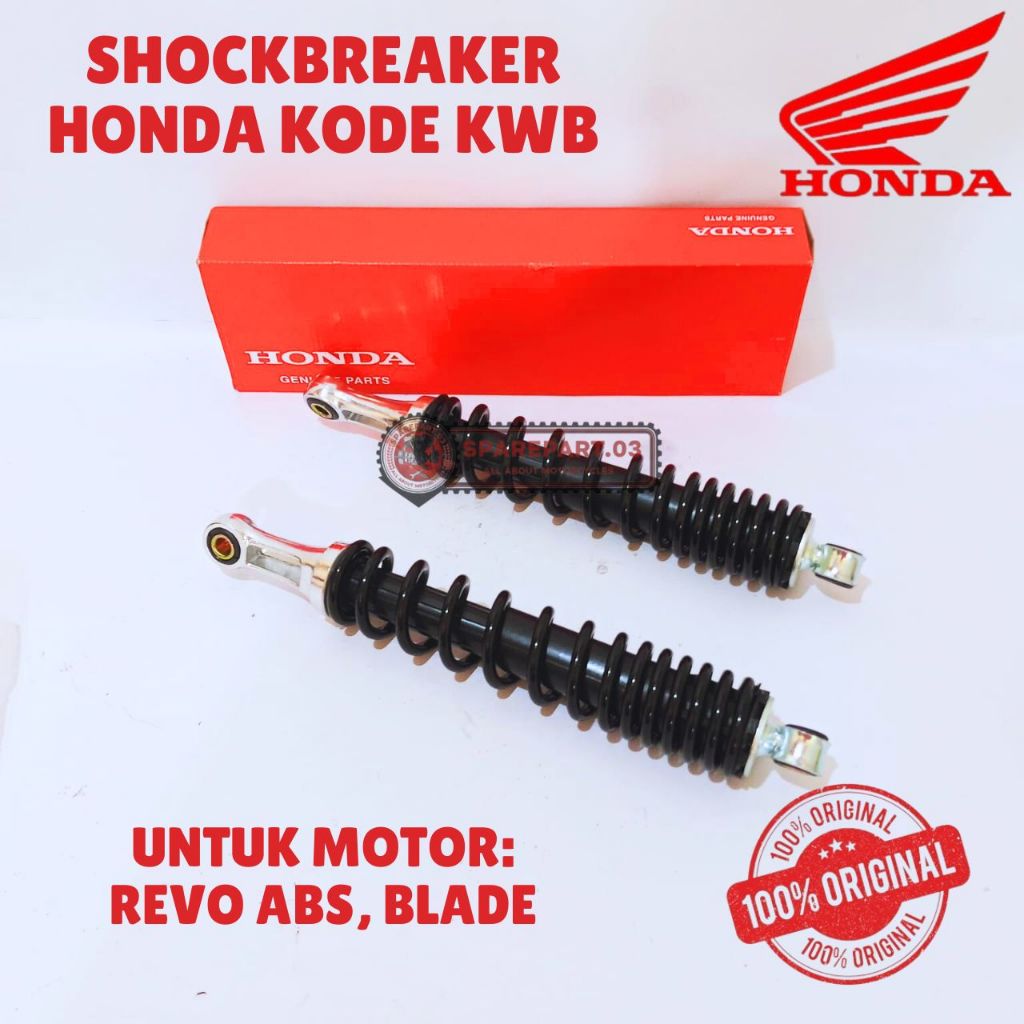 SHOCKBREAKER ORIGINAL HONDA KODE KWB, SHOCKBREAKER REVO ABS, SHOCKBREAKER BLADE