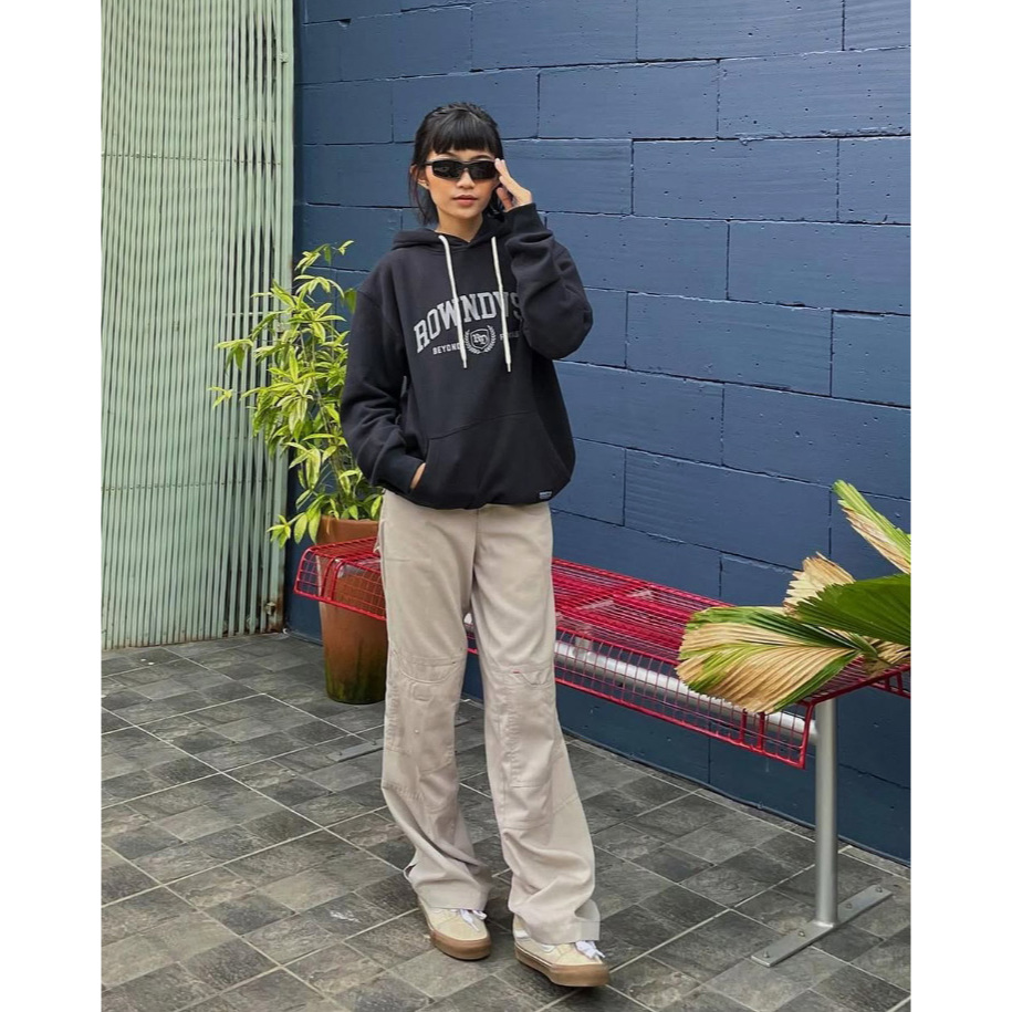 Rown Division Official Pullover Hoodie - Rowndvsn Hoodie Milestone Black