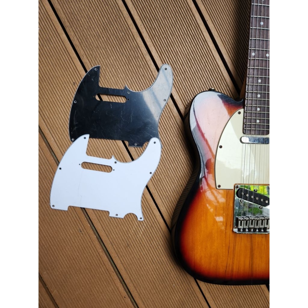 Pickguard Gitar Telecaster Squier Fender 3 Ply