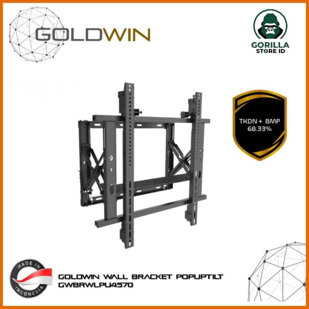 GOLDWIN WALL BRACKET POPUPTILT GWBRWLPU4570 / GOLDWIN BRACKET TV
