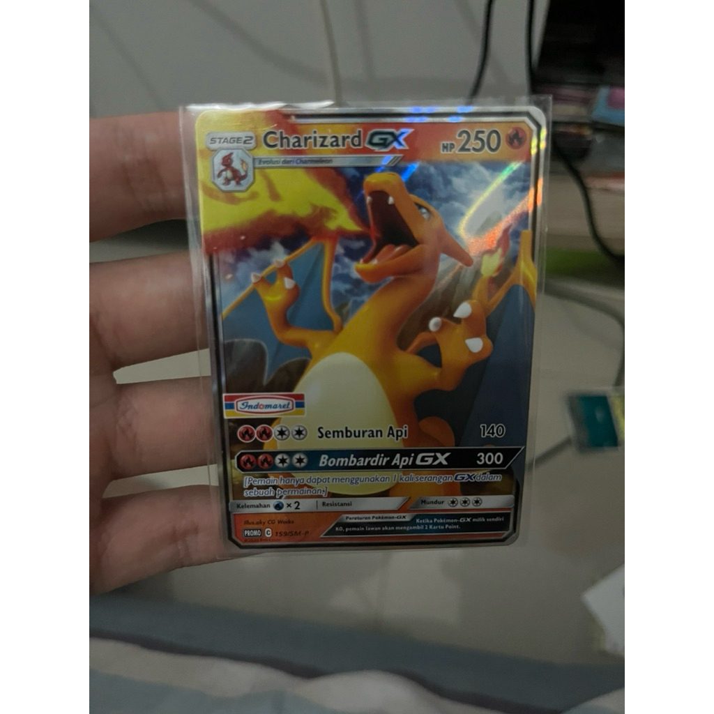 charizard gx promo indomaret mulus