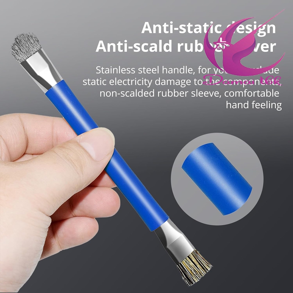 Kuas Pembersih PCB Kuas Anti Statis PCB Cleaner Double Head DZ510