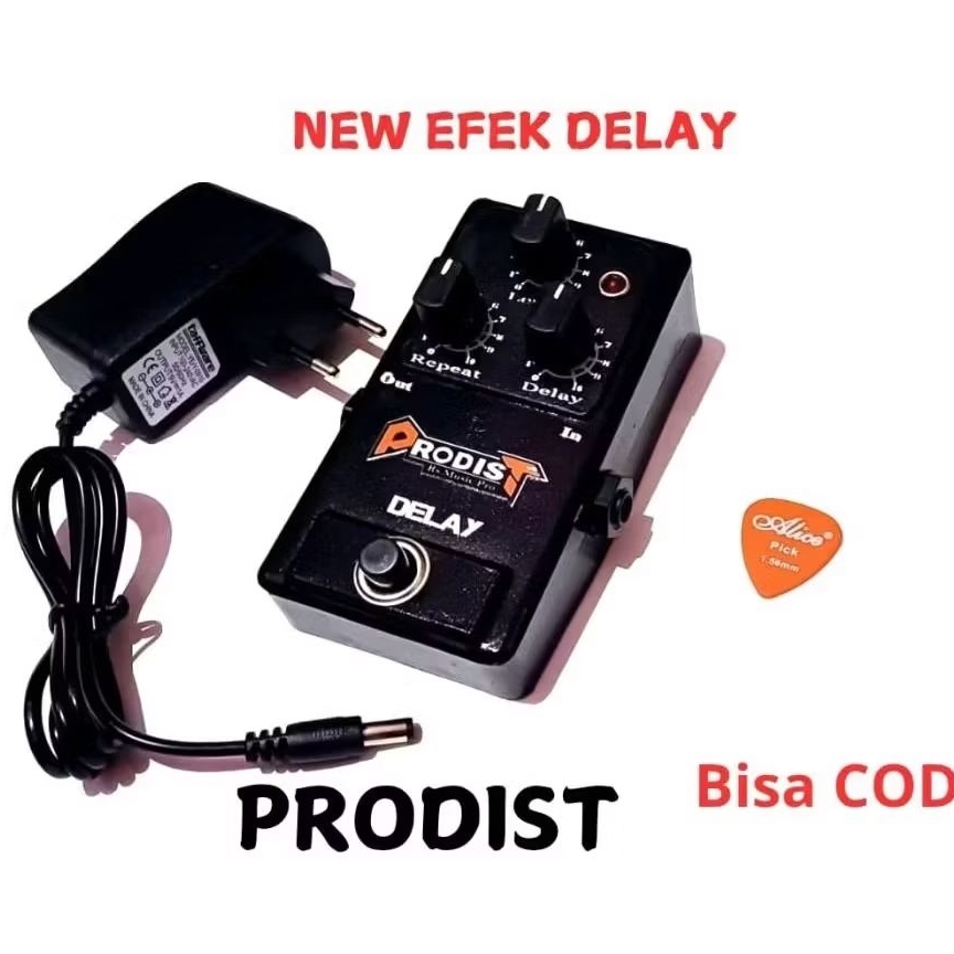 Efek Gitar Delay-Efek Gitar Delay Terbaru Bonus  Pick Gitar
